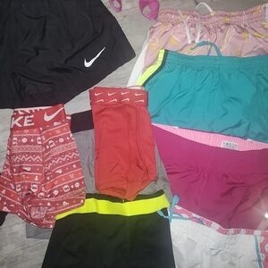 Nike Pro Athletic Shorts,Nike Dri Fit & Athletic Leggings Ten Shorts 2 Leggings